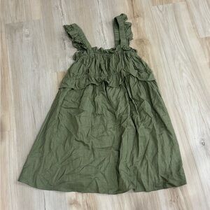 Green Ruffled Dress